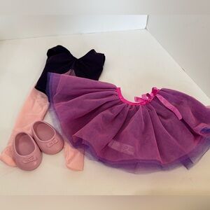 Our Generation Purple and Pink Tutu Set with Ballet Shoes